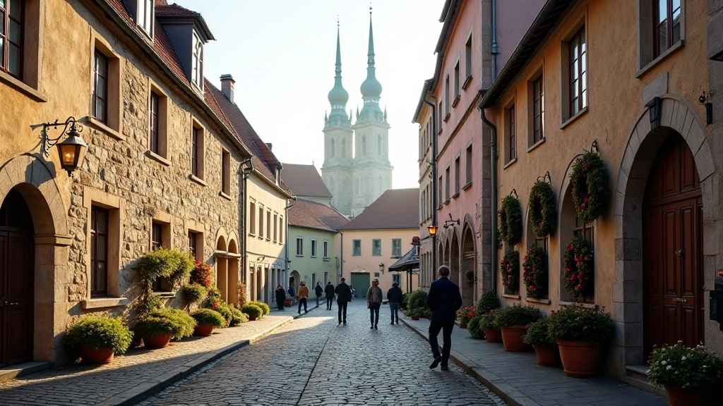 Historic Kutná Hora town with traditional Czech architecture and cultural significance